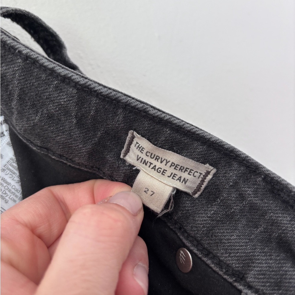 Madewell The Curvy Perfect Vintage Jeans Dark Wash - Picture 5 of 9